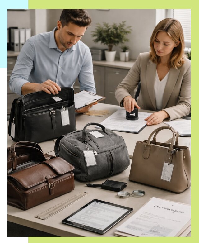 Сертификация сумок в Новоуральске от 7656 руб. | Алешин-Нву