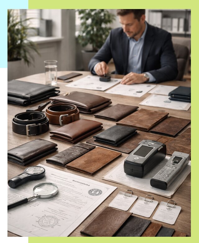 Сертификация кожаных изделий в Новоуральске от 12250 р. | Алешин-Нву