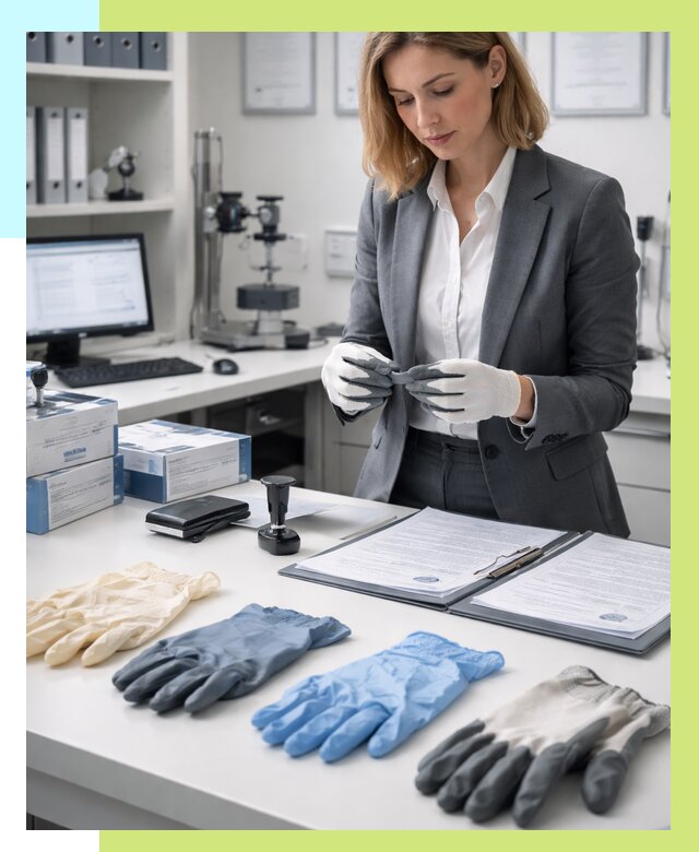 Сертификация перчаток в Новоуральске от 8677 р. | Алешин-Нву