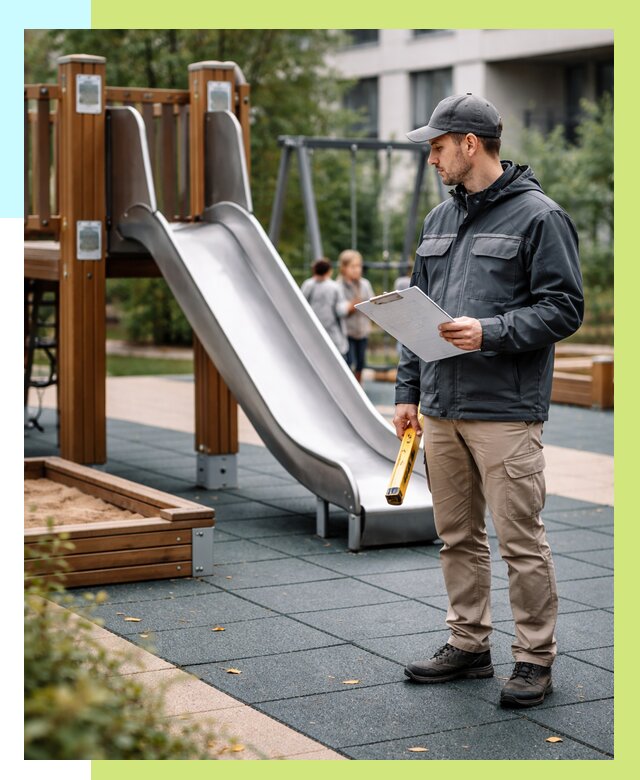 Сертификация детских площадок в Новоуральске от 25520 р. | Алешин-Нву