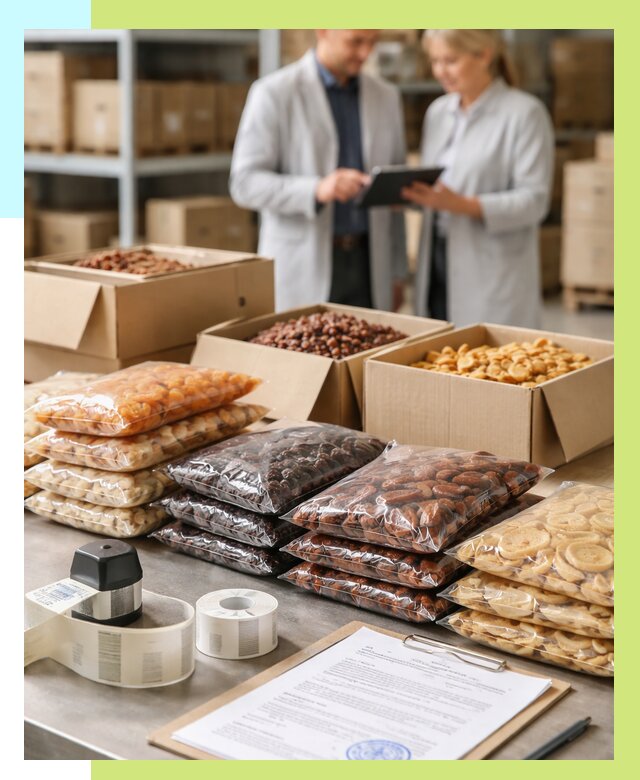 Сертификация сухофруктов в Новоуральске от 12250 р. | Алешин-Нву под ключ