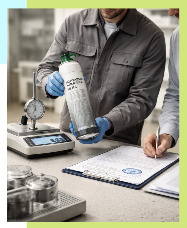 Сертификация монтажной пены в Новоуральске от 15312 р. | Алешин-Нву