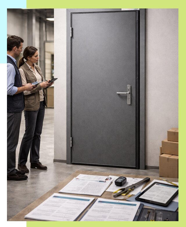 Сертификация противопожарных дверей в Новоуральске от 9187 р. | Алешин-Нву