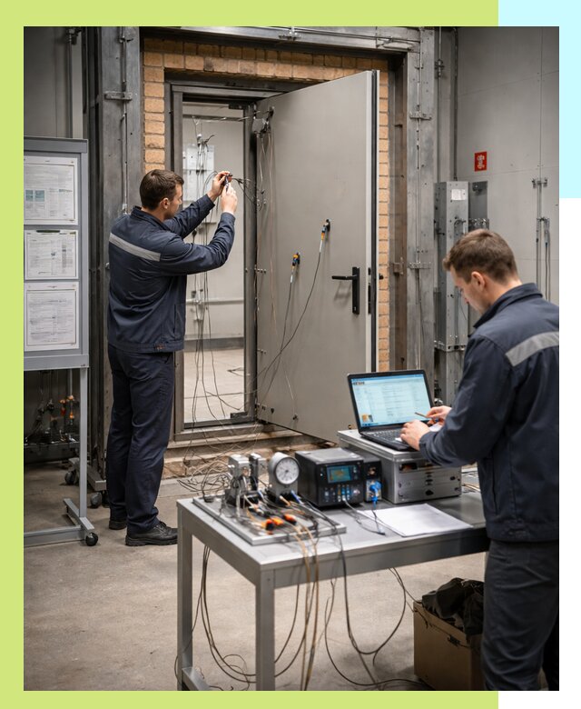 Сертификация противопожарных дверей в Новоуральске по ГОСТ и ТР