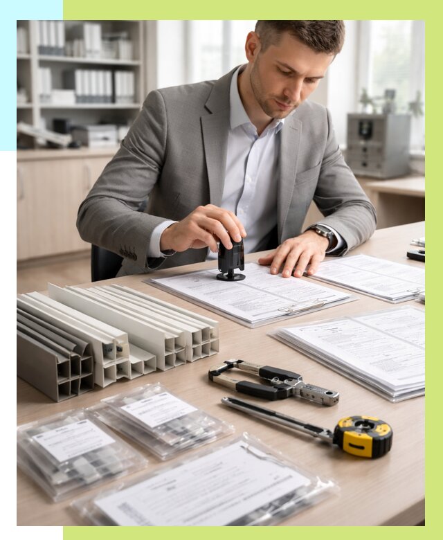 Сертификация ПВХ продукции в Новоуральске от 8677 р., Алешин-Нву