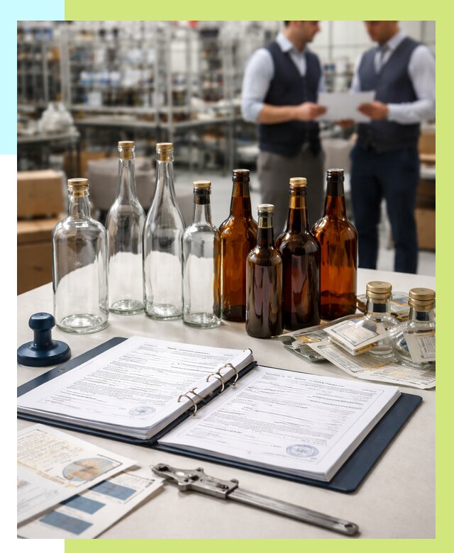 Сертификация стеклянных бутылок в Новоуральске от 25520 р. | Алешин-Нву
