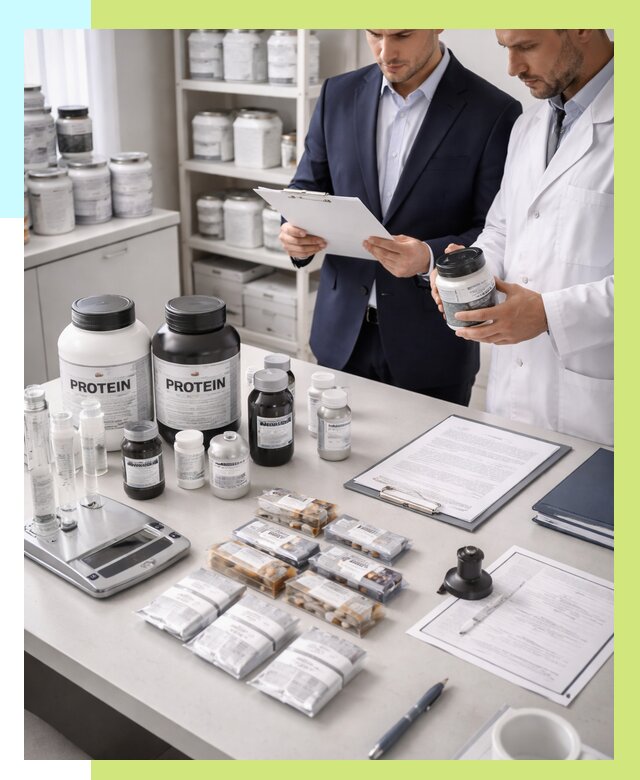 Сертификация спортивного питания в Новоуральске от 15312 р., Алешин-Нву