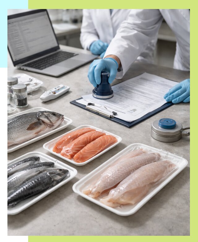 Сертификация рыбы и сертификат в Новоуральске от 15312 р. | Алешин-Нву