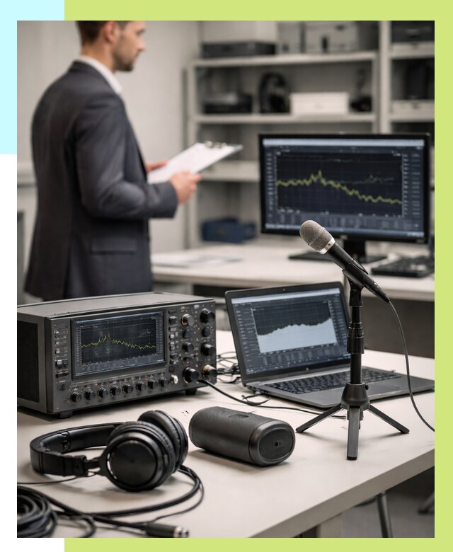 Сертификация аудиотехники в Новоуральске от 15312 р., Алешин-Нву