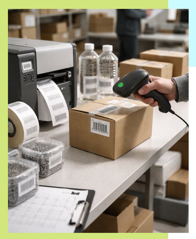Штрихкодирование продукции и маркировка для продажи в Новоуральске