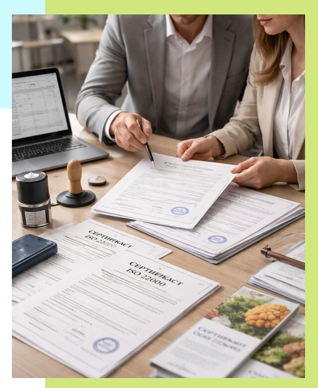 Сертификат ISO 22000 в Новоуральске от 40832 р. под ключ | Алешин-Нву